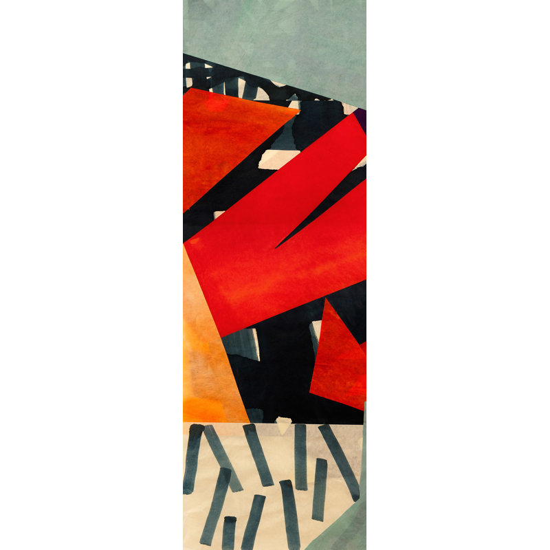 Bebop Abstract Panel I by Leonardo Bacci - Wrapped Canvas Print, 100cm H x 35cm W x 4cm D
