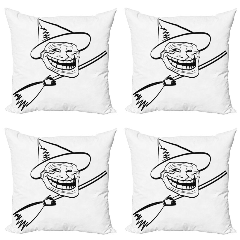 Dallaire Indoor / Outdoor Square Throw Pillow Cover, 24"H x 24"W