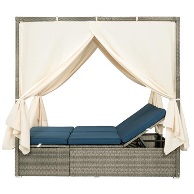 Sun Bed With Curtain