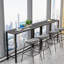 Maurietta Stone Top Metal Base Dining Table-368727293