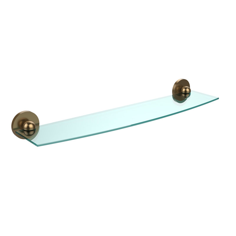Goble Bracket Shelf, 24", Brushed Bronze
