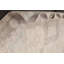 Tapis décoratif de laine noué à la main des années 1960 Ivoire 6 pi 8 po x 9 pi 8 po