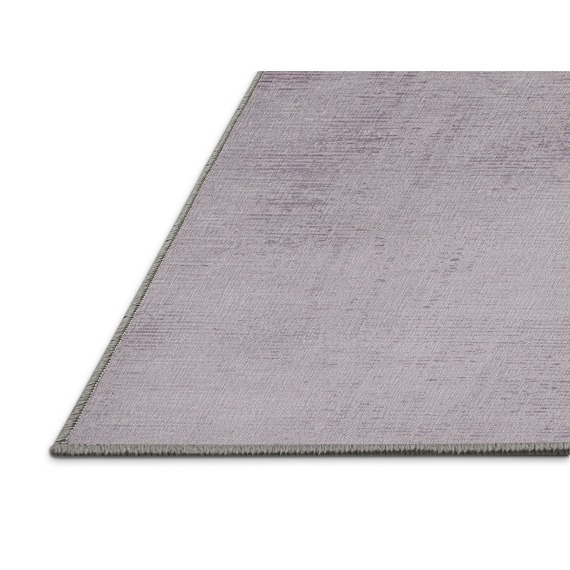 Machine Washable Abstract Pink Area Rug, Rectangle 8' x 12'