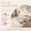 3FT Single Petal-Shaped Upholstered Bed-1750669013