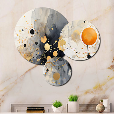 Abstract Wall Decor on Metal