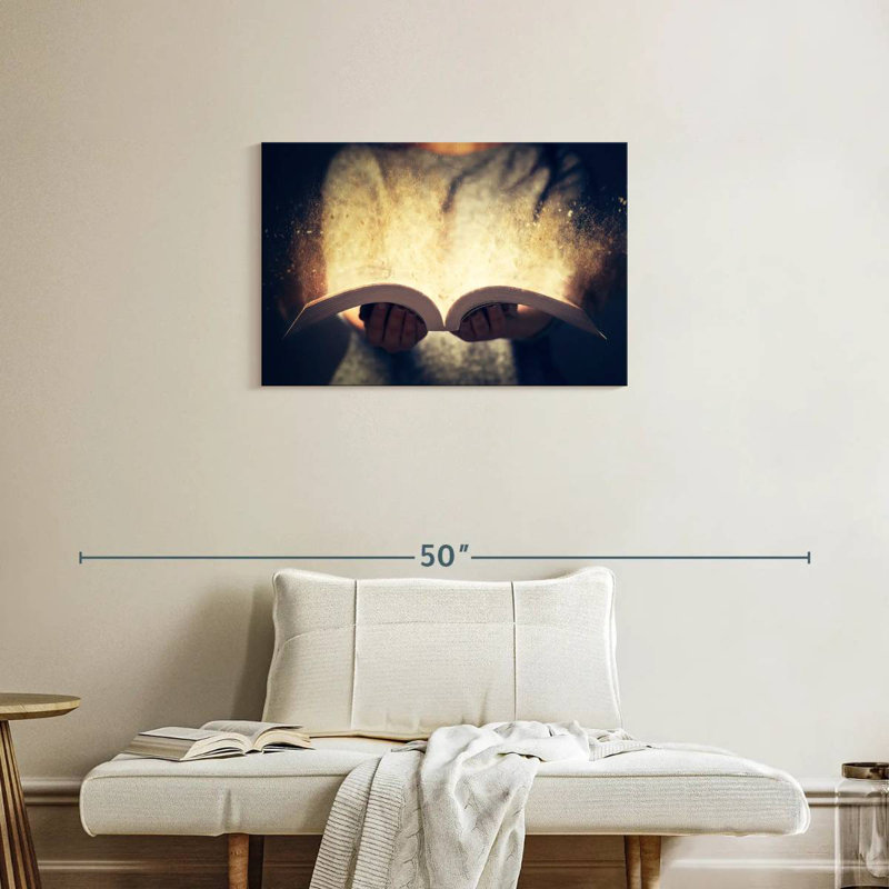 Kerner Reading The Holy Bible, 20" H x 30" W