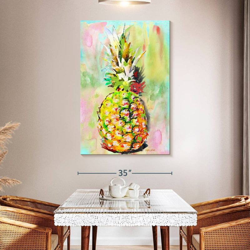 Yarlin Sunshine Pineapple, 51" H x 34" W