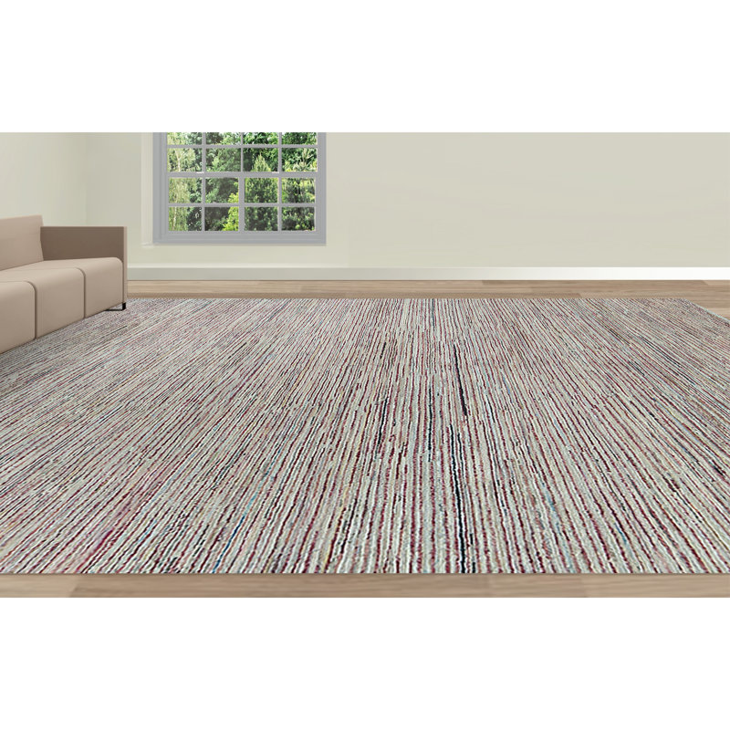 Hand-Knotted High-Quality Gray Area Rug