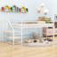 Lit mezzanine simple en métal avec escalier-1651864010