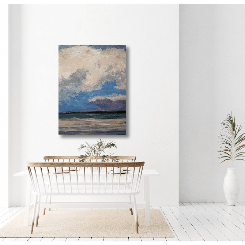Celadon III by John Beard, Wrapped Canvas, 48" H x 36" W x 1.5" D