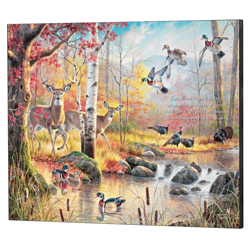 Wall Plaque Wildlife Sanctuary MDF