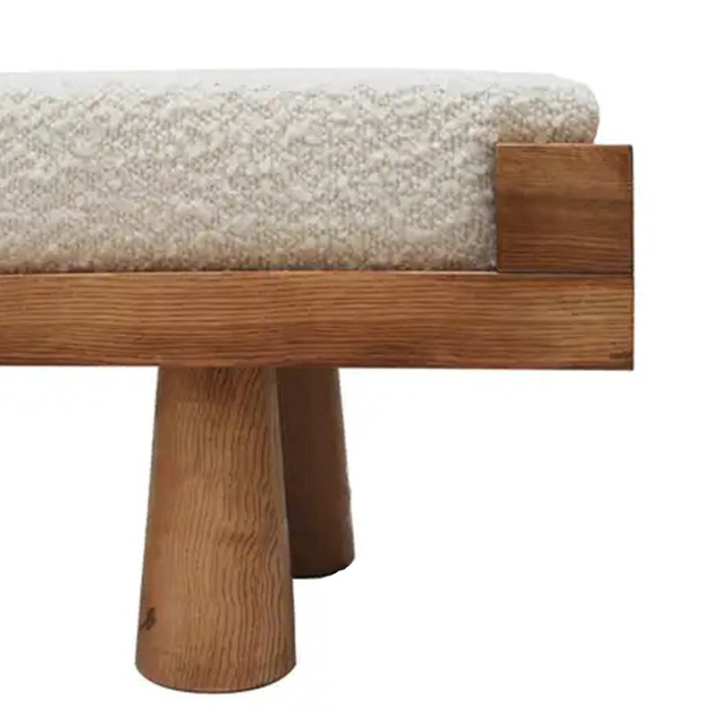 Vestiaire à langer en bois d'agneau, H 17,72 po x l 62,99 po x P 17,72 po
