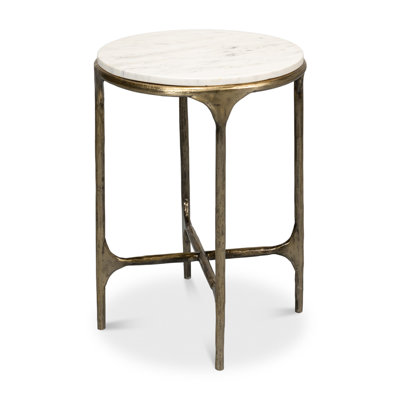 Gimlet Marble Top End Table