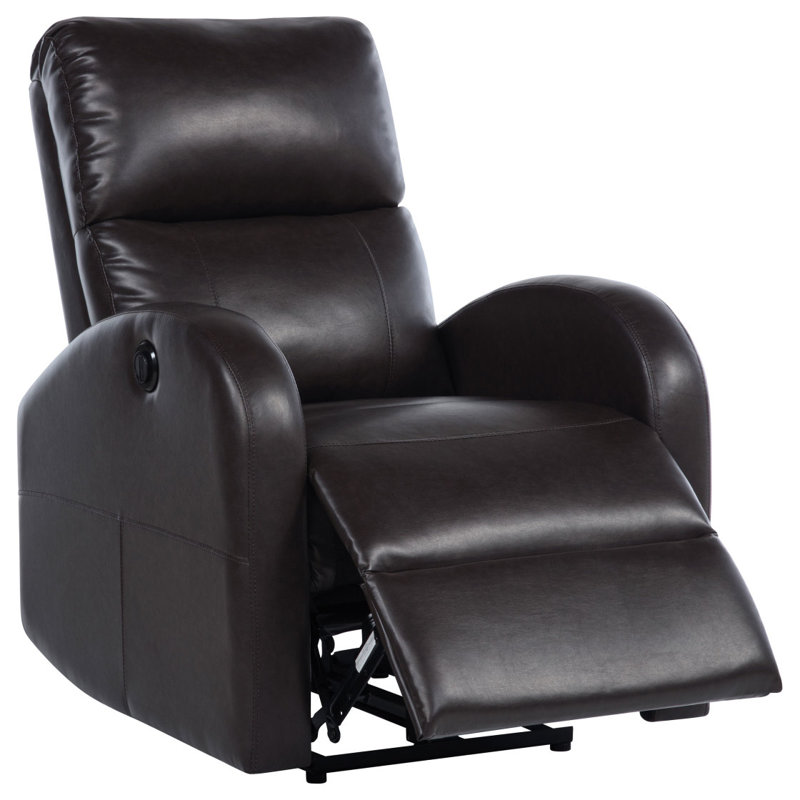Fauteuil inclinable électrique Meglia, Brun