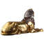 Petite statue de sphinx égyptien