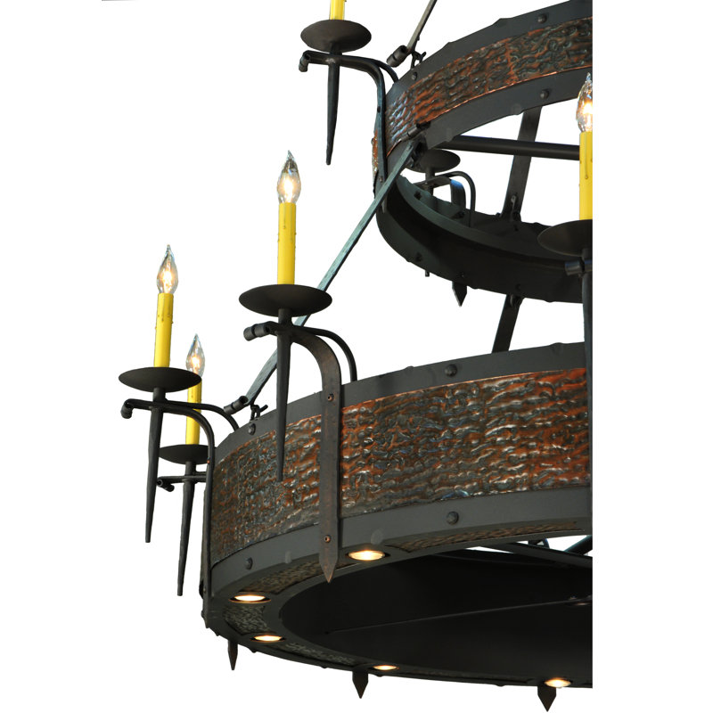 Rustic Lodge 34 - Light Chandelier