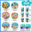 120Pcs SpongeBob SquarePants Birthday Party Decorations Tableware Set