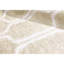 Cotton Geometric Area Rug in Gold