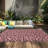 Pink Leopard Print Area Rug, Soft And Lightweight, Suitable For All Seasons, Easy To Maintain And Easy To Clean, Machine Washable Carpet Floor Mat, Suitable For Living Room, Bedroom, Hallway, Balcony, Patio, Room Decor, Home Decor, Outdoor Decor-1620163147