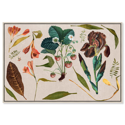 Montage sur toile à motif floral par Art Remedy