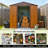 6 ft. x 6 ft. Outdoor Metal Storage Shed with Window & Metal Floor Base-123384471-123384474