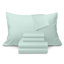  Ensemble de draps 100% coton percale frais et frais (4 pièces)-1379065357-1379065587