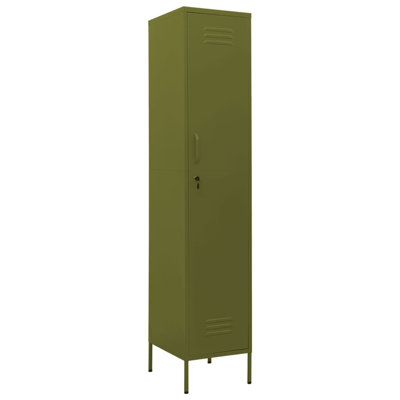 Metal Storage Cabinet Storage Locker Organizer for School Office Steel by Inbox Zero