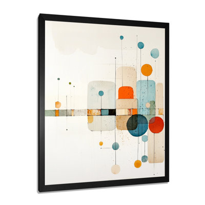 Mid Century Forms Radiant Of Geometry II - Abstract Midcentury Wall Art