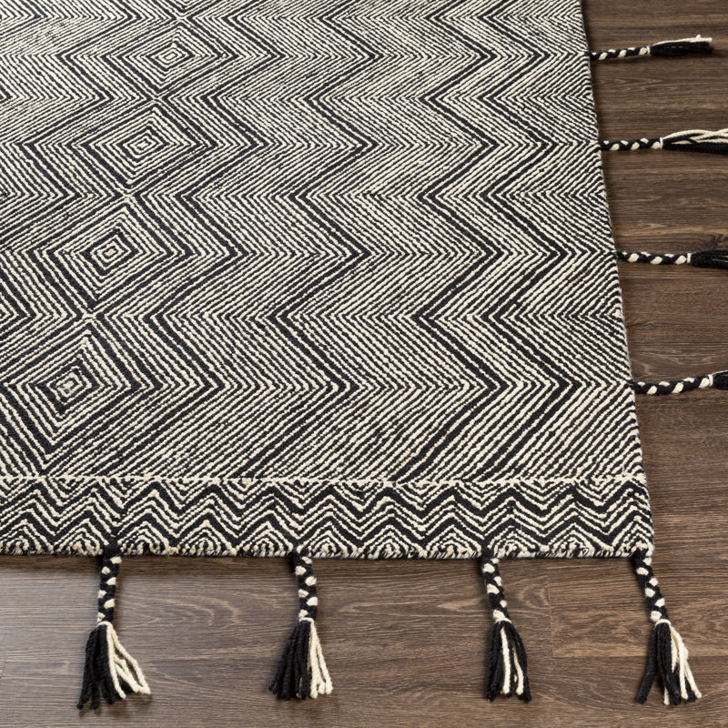 Wool Southwestern Indoor Rug, Rectangle 2' x 3'