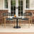 Round Outdoor Side Table , 20.1 " W 20.1 " D
