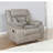 Brazelton Taupe Upholstered Swivel Glider Recliner With Pillow Top Arms