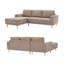 Canapé modulaire rembourré 2 pièces en L 84 po 2 pièces-1661459650