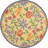 Papillon Hand Hooked Wool Pile Floral Rug-1188038009