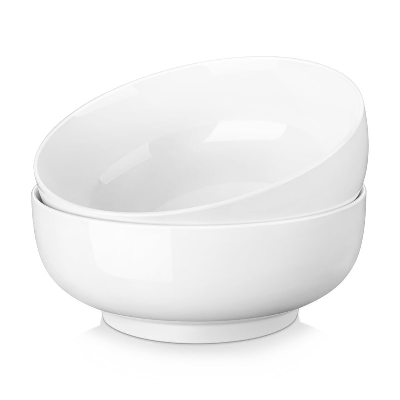 Paquet de 2 bols à salade en céramique 114 oz