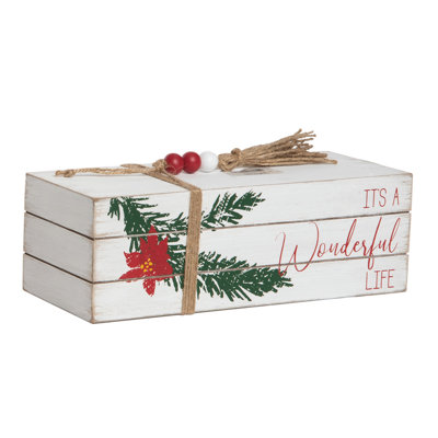 Rustic Book Stack Decor
