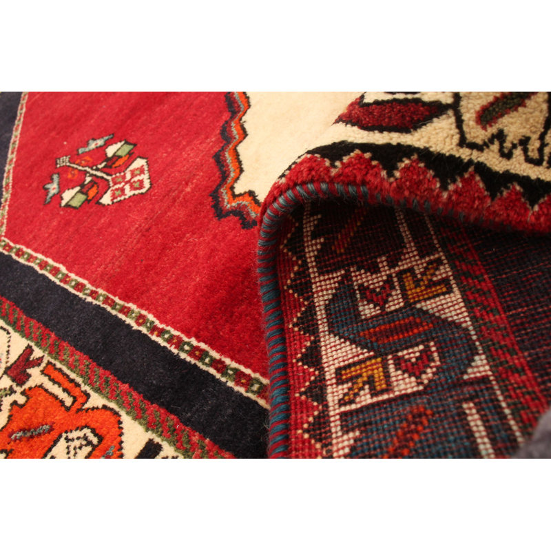 Tapis décoratif en laine de conception unique noué à la main New Age de 3 pi 7 po X 5 pi 5 po