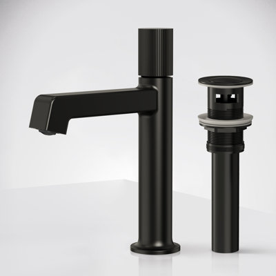 Single Hole Bathroom Faucet, Single Handle Bathroom Sink Faucet with Drain Assembly