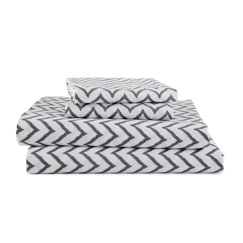 Cotton Chevron Sheet Set, Twin XL