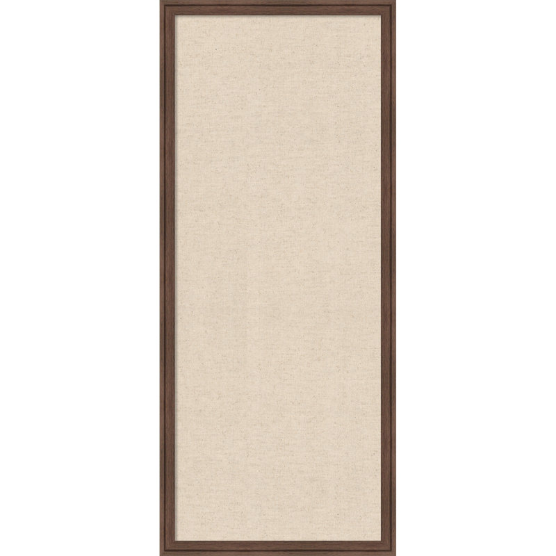  Tableau d'affichage encadré en tissu, lin naturel par Creative Bunch Studio, Taille du tableau 16 x 40