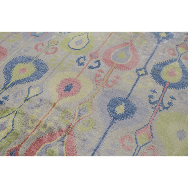 Neo Villa Abstract Area Rug in Yellow/Blue/Red, Rectangle 8'9" x 11'10"
