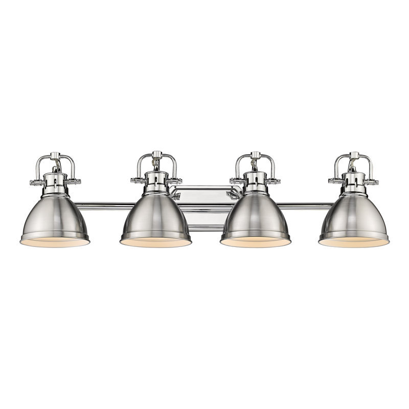Calico 4 - Light Dimmable Vanity Light, Pewter, Chrome