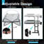 Adjustable Metal Base Computer Desk-2075148595