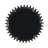 Vintage 42'' x 42'' Wood Round Hanging Gear Shape Heavy Decorative Mirror-1340049089-1340049092