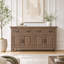  Buffet en bois massif de 69 po Jamya - Finition taupe-1561993768