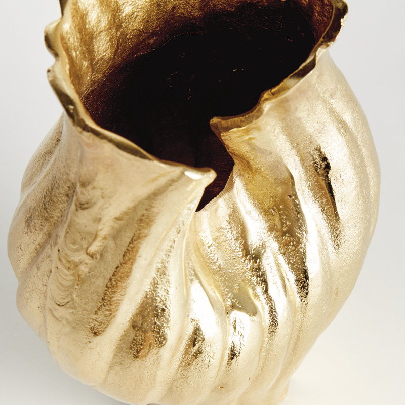 Vase Aurea, H 11 po x l 6 po x P 8 po