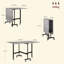 Metal Base Dining Table-119850046
