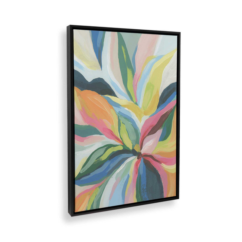 «Blossom Beacon I» par June Erica Vess, reproduction d'art sur toile, H 36 po x l 24 po, Noir