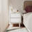 Solid Wood Mid-Century Modern Nightstand-533562042-509736840