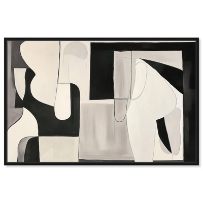 Shadow Play I Canvas Modern Abstract par Art Remedy