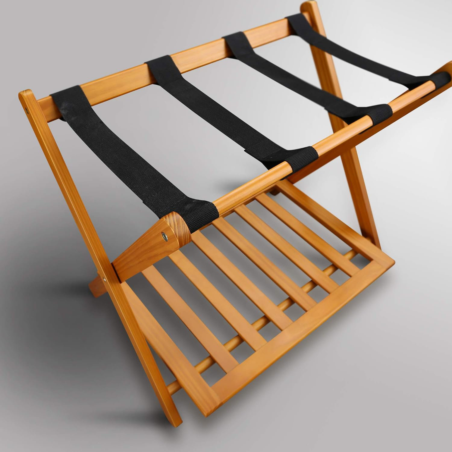 Elaine Mercure Folding Wood Luggage Rack | Wayfair